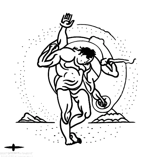 sisyphus  tattoo design idea
