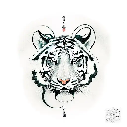 Tiger tattoo design idea
