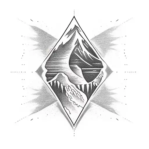 a tattoo based on the song “Landslide” by Fleetwood Mac tattoo design idea