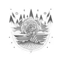 a tattoo based on the song “Landslide” by Fleetwood Mac tattoo design idea