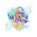 a tattoo based on the song “Landslide” by Fleetwood Mac tattoo design idea