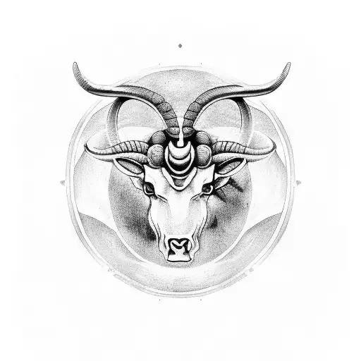 Taurus and Aries symbol tattoo. the zodiac signs are combined. the letter J is incorporated with both signs. hearts  tattoo design idea