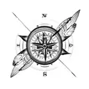 forearm tattoo, victorian steampunk Compass, dragonfly wings, clockwork, flower tattoo design idea