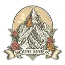 mount everest tattoo design idea