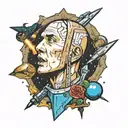 space bound Eminem  tattoo design idea