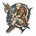 space bound Eminem  tattoo design idea