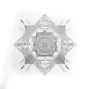 metric and imperial 6inch ruler tattoo design idea