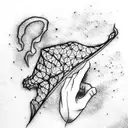 magic Tolkien harry Potter hobbit Hogwarts mystery anxiety  tattoo design idea