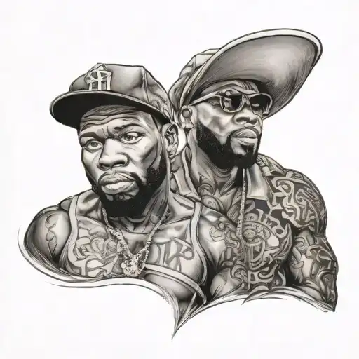 50 cent tattoo design idea