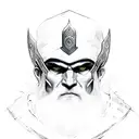 illyrian man soldier skenderbeg tattoo design idea