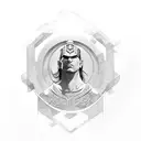 illyrian man solder tattoo design idea