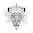 lion king tattoo design idea