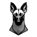 Belgian malinois tattoo design idea