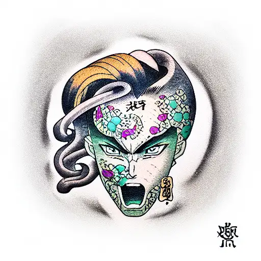  JoJo’s Bizarre Adventure Anime Spirited away tattoo design idea