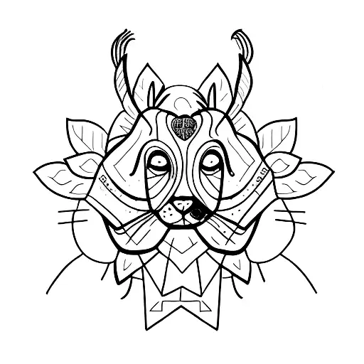 line tattoo design idea