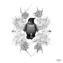 blackbird  tattoo design idea