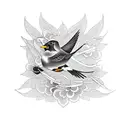 blackbird  tattoo design idea