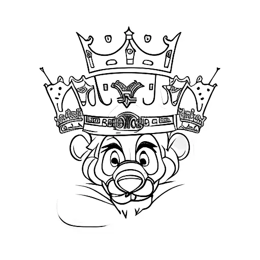 king Leon Disney  tattoo design idea