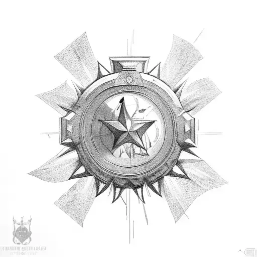 shield of achilles tattoo design idea