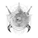 shield of achilles tattoo design idea