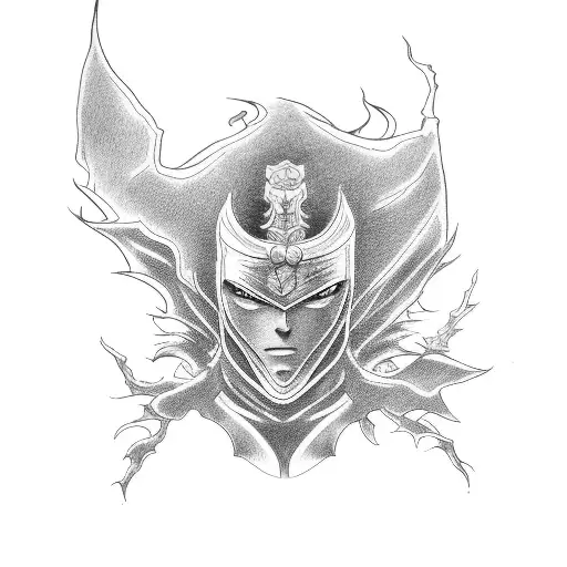 berserk anime tattoo design idea