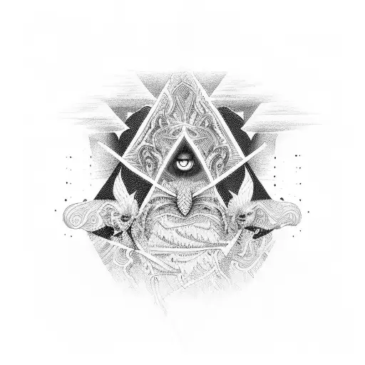 walking your own path to enlightenment tattoo design idea