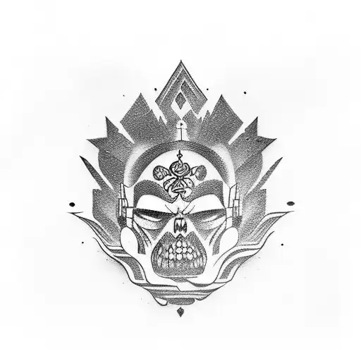 Chicano style lettering tattoo on the chest reading “Optimus Semper Venit Post Pessimi” tattoo design idea