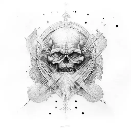 leonardo da vinci vitruvianischer Mensch tattoo design idea