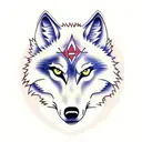 Wolf,Dragon  tattoo design idea