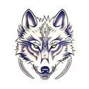 Wolf,Dragon  tattoo design idea