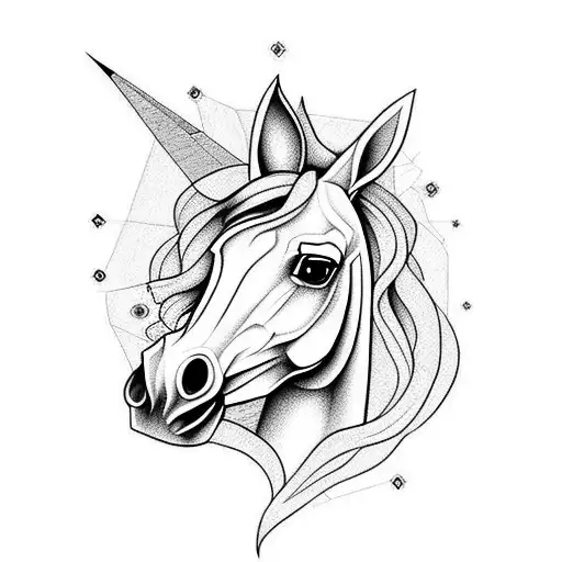 80 Coolest Horse Tattoo Designs | PetPress | Horse tattoo design, Geometric  tattoo horse, Tattoo designs