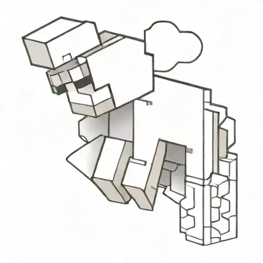 minecraft tattoo design idea