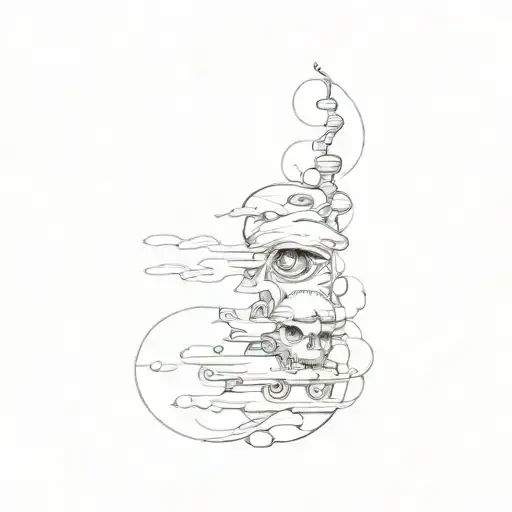 the word'crybaby' tattoo design idea