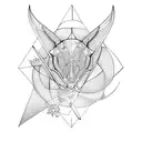 scissor tattoo design idea