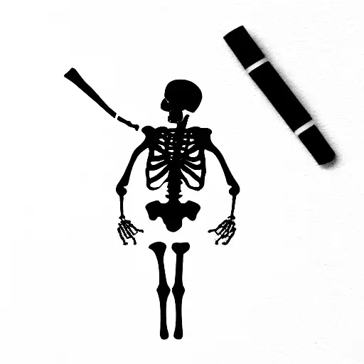 250+ Skeleton Smoking Cigarette Tattoo Ideas in 2026