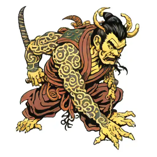 Fudo myo tattoo design idea