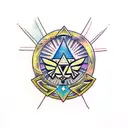 Zelda astrology tattoo design idea