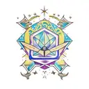 Zelda stars love astrology tattoo design idea