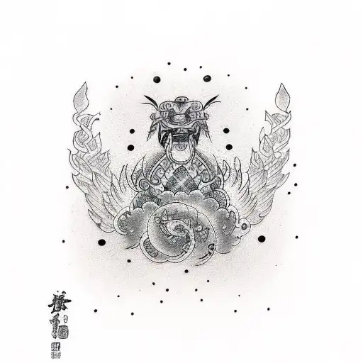 never give up creative design  tattoo design idea