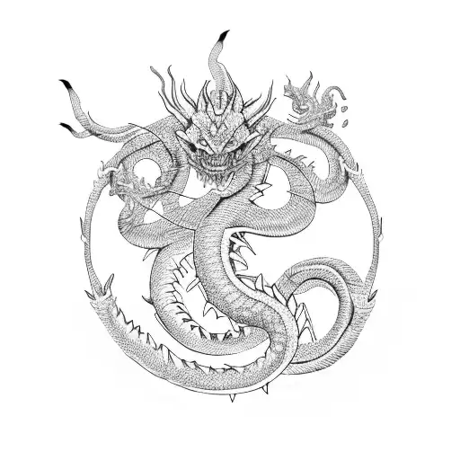 Shenron tattoo design idea