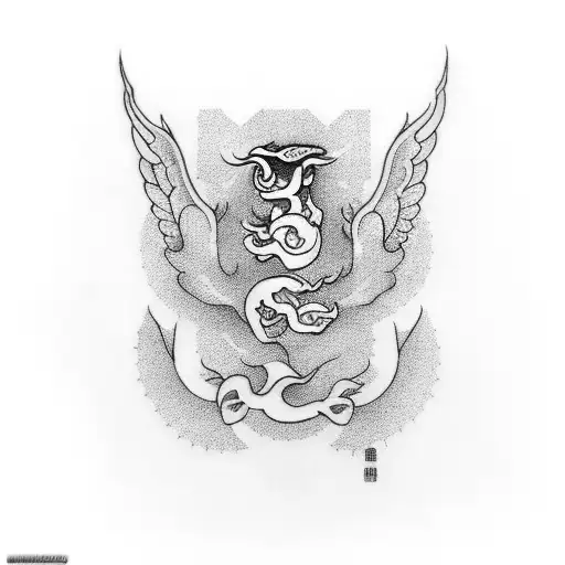 mori  tattoo on forearm that covers chinese sign for love tattoo design idea