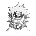 ANIME NARUTO tattoo design idea