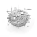 3 6 9 computer tattoo design idea