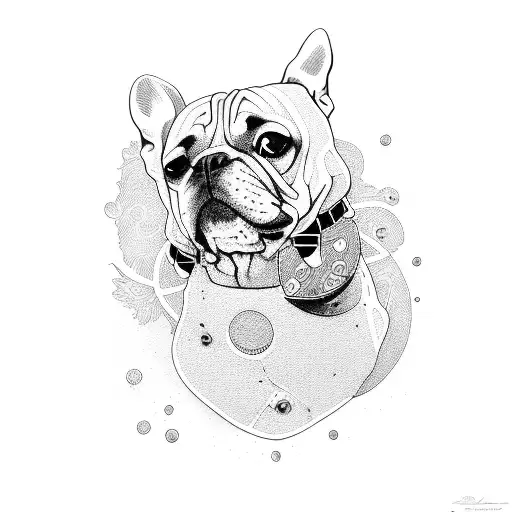 dog lover tattoo design idea