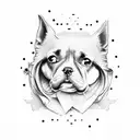 dog lover tattoo design idea