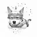 dog lover tattoo design idea