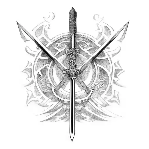Arturo's sword tattoo design idea