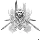 Arturo's sword tattoo design idea