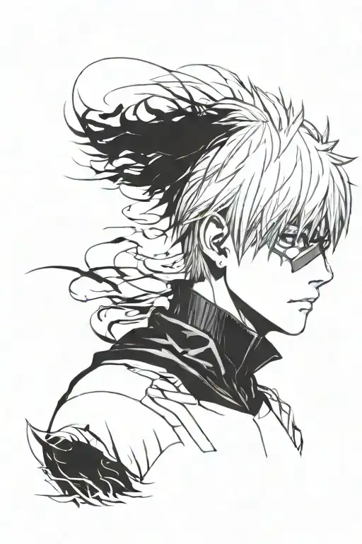 ken kaneki tokyo ghoul tattoo design idea