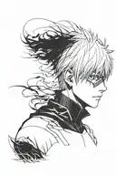 ken kaneki tokyo ghoul tattoo design idea